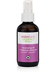 Mambino Organics Cleansing Oil And Makeup Remover, Facial Cleanser with Camellia + Squalane, Complete Skincare, Dissolves Long-Wear Makeup, Nourishes Skin, 2 floz (1 Pack)