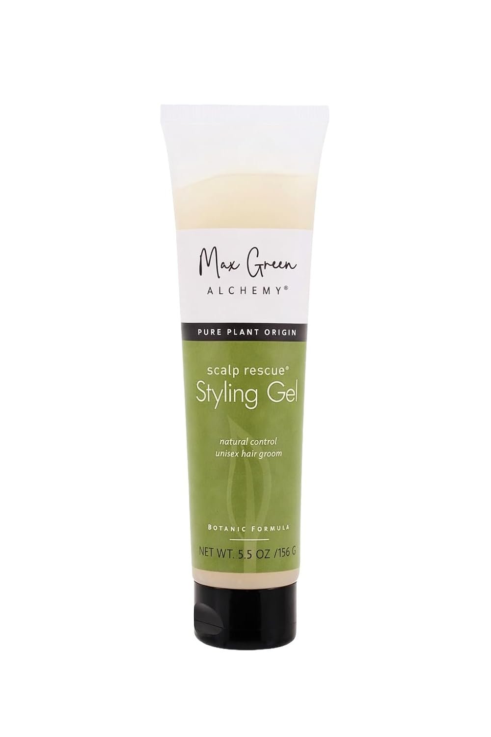 MGA Vegan Hair Styling Gel – Scalp Rescue Organic Formula for Flexible & Natural Hair Style | Curly Hair Products for Men & Women Provides Frizz Control | Alcohol Free & Color Safe Hair Gel, 5.5 Fl Oz