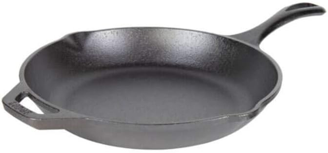 Lodge Chef Collection 10 Inch Pre-Seasoned Cast Iron Skillet, Perfect Sear