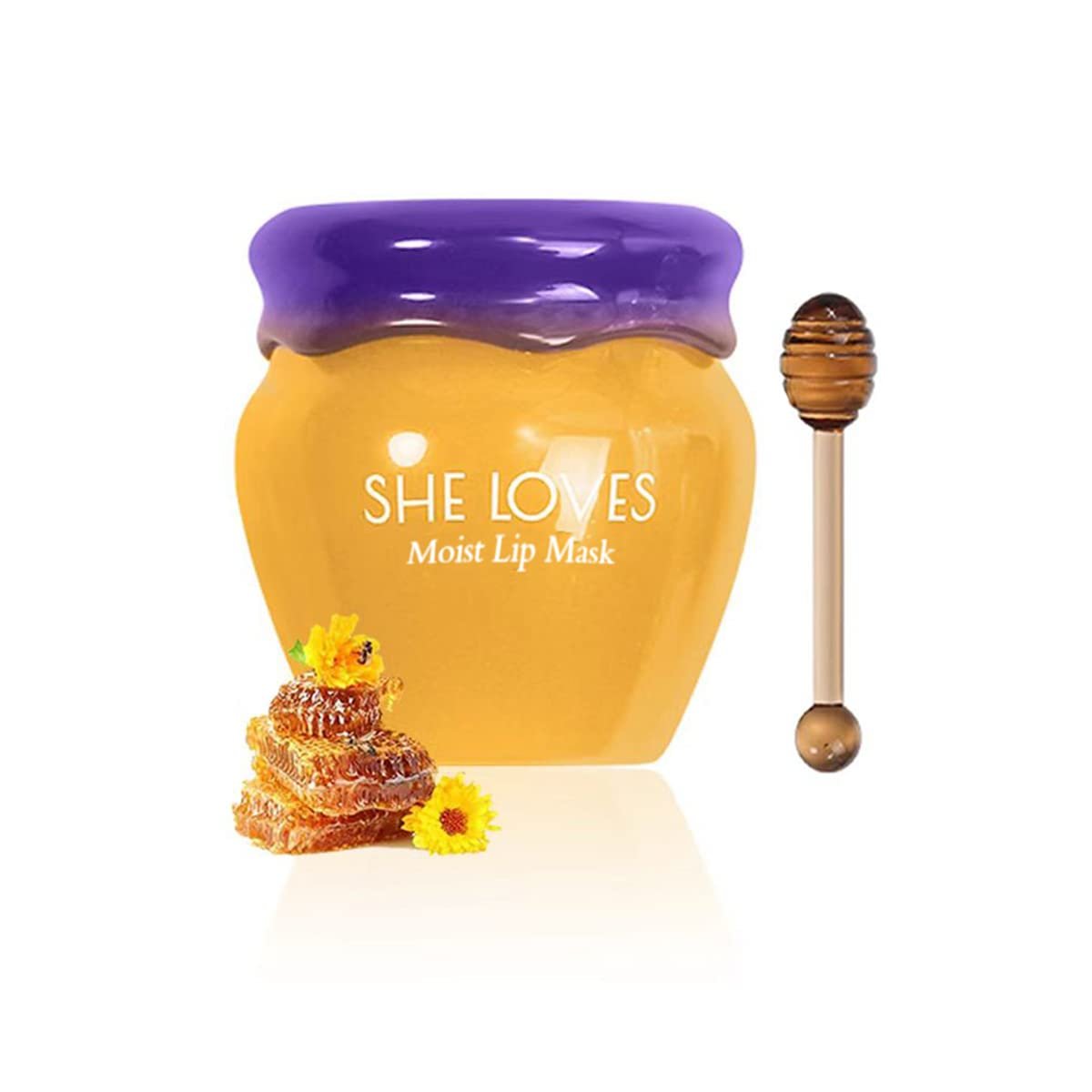 Honey Lip Mask, Day and Night Repair, Hydrating Lipstick Raincoat, Sleeping Lip Mask (Honey for Day Use)