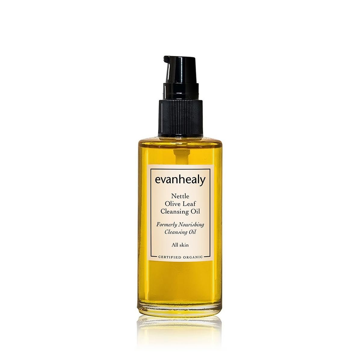 evanhealy Nettle Olive Cleansing Oil | Organic Facial Oil-Cleanser | Makeup