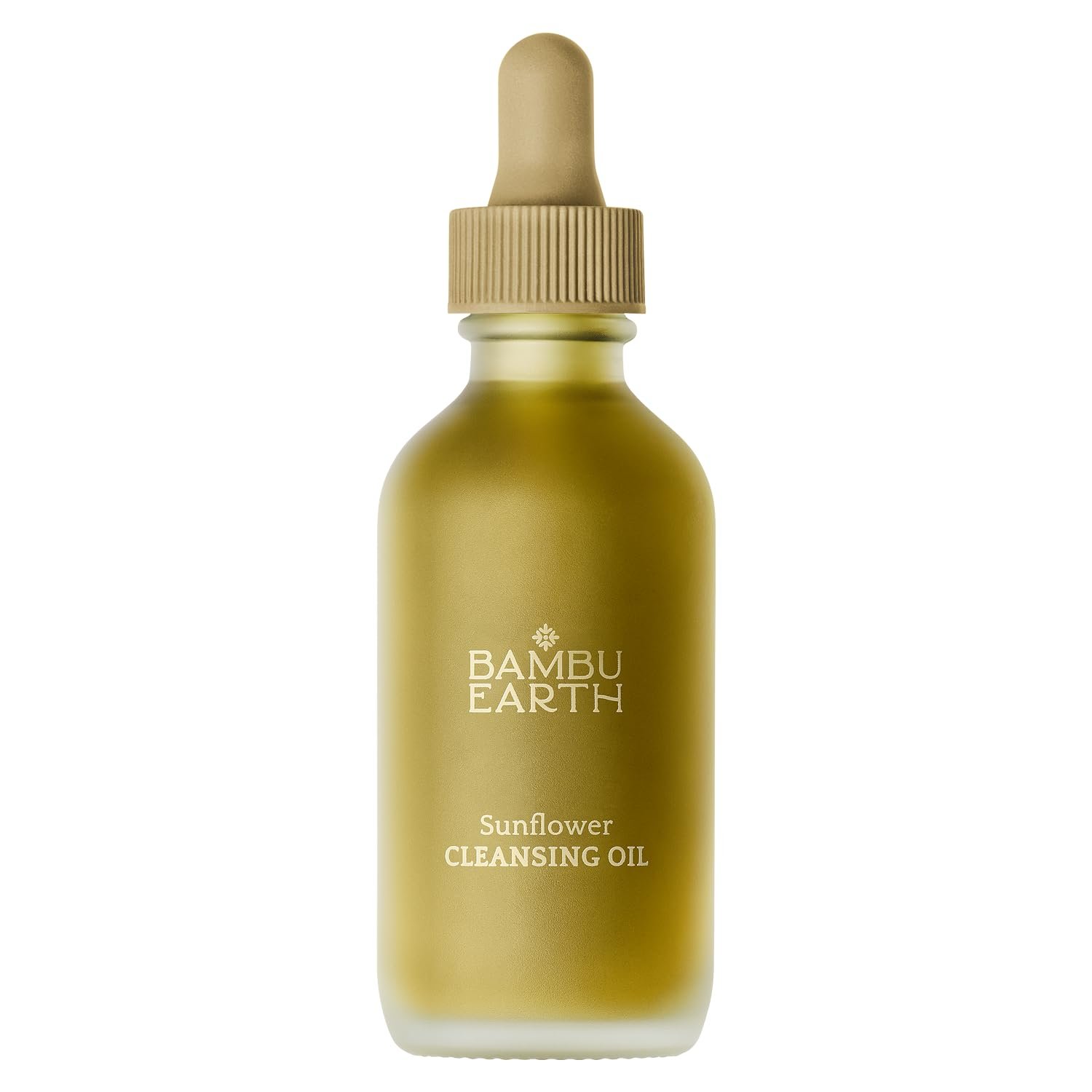Bambu Earth Sunflower Cleansing Oil – Daily Face Cleanser & Makeup Remover for Clear Skin – Gentle Sunscreen and Makeup Remover, Essential Skincare with Organic Sunflower and Safflower Oils – 2 Fl. oz