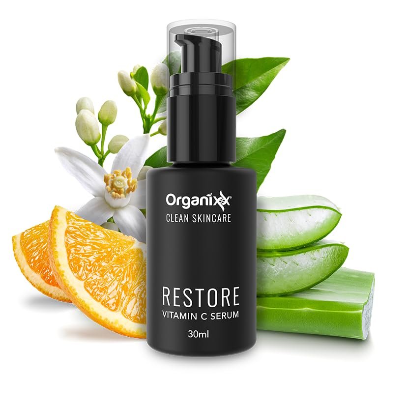 Organixx Restore Vitamin C Serum with Hyaluronic Acid, 1 FL Oz