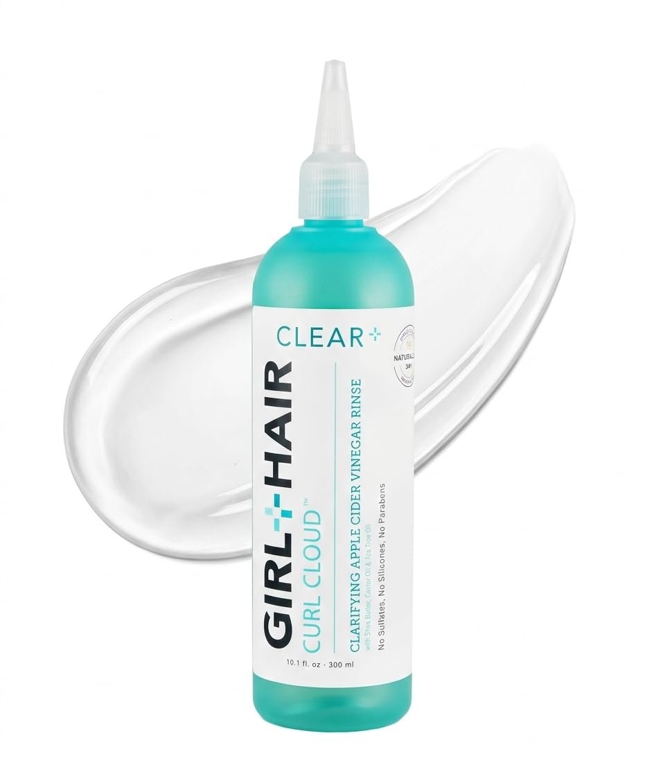G+H CLEAR+ Apple Cider Vinegar Rinse | Clarifying Formula to Remove Buildup, Prevent Dandruff & Itchiness | For Healthy, Shiny & Soft Hair | Sulfate & Paraben-Free | 10.1 Fl Oz