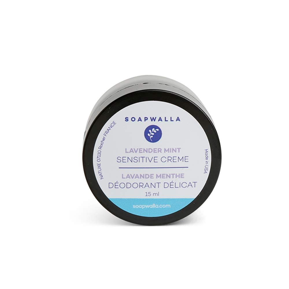 Soapwalla – Lavender Mint Sensitive Deodorant Cream (Travel Size, 0.5 oz)