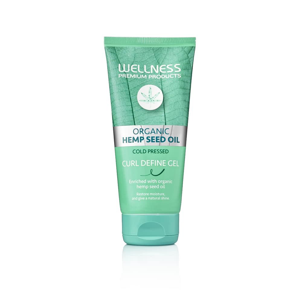 Wellness Premium Curl Defining Gel with Hemp Seed Oil, 6.3 oz