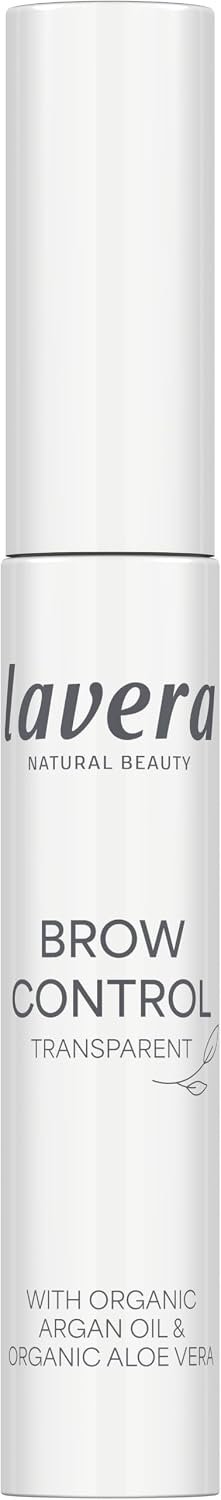 lavera Brow Control – Transparent 01 – Eyebrow Gel with Aloe Vera & Argan Oil for Lang Lasting Results – Fixating Brow Gel – Eye Make Up – PETA Certified – Vegan – Made in Germany – 0.3 Fl Oz