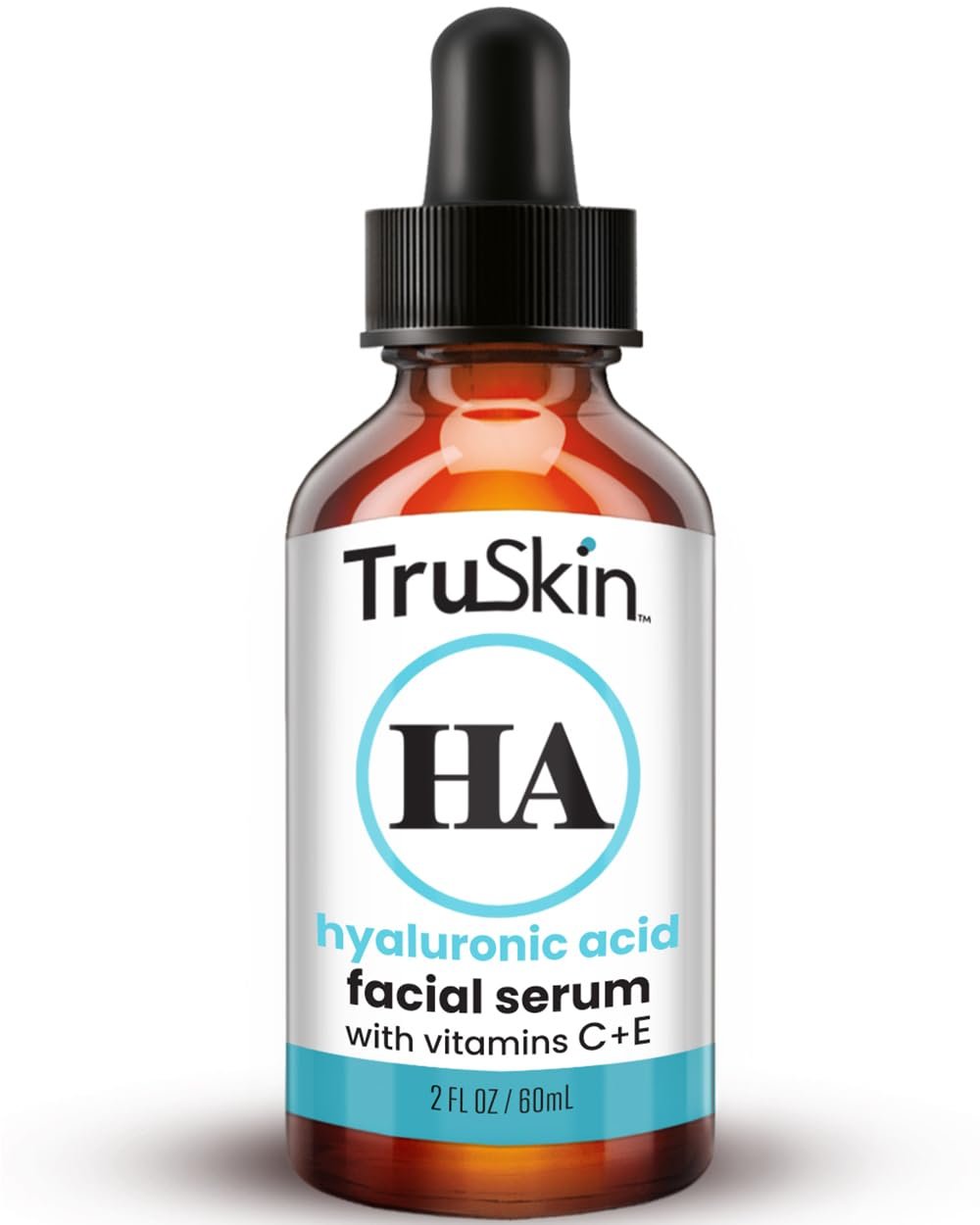 TruSkin Hyaluronic Acid Serum for Face – Hydrating and Plumping – 2 fl oz