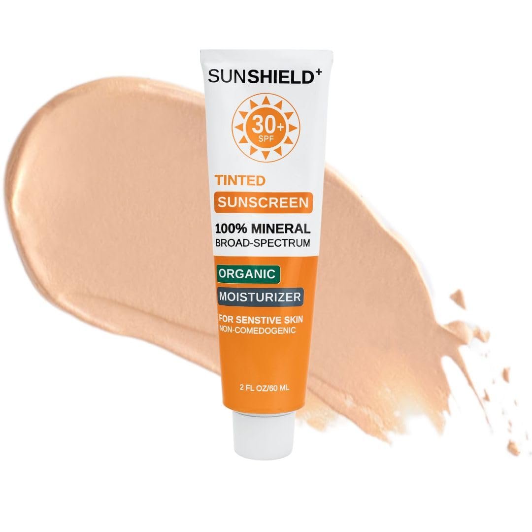 Daily SunShield+ Tinted Mineral Sunscreen SPF 30, Almond