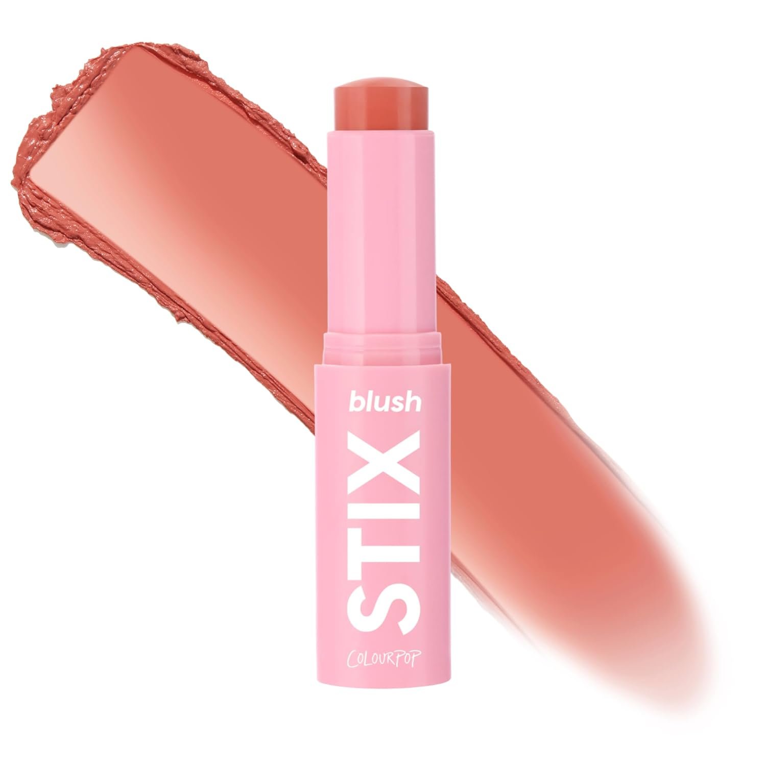 ColourPop Blush Stix – Cream Blush Stick with Dewy, Glowy Finish – Buildable, Blendable, Hydrating – Lightweight Vegan Makeup for Cheeks – New Formula – 25/8, Warm Nude (0.28 oz)