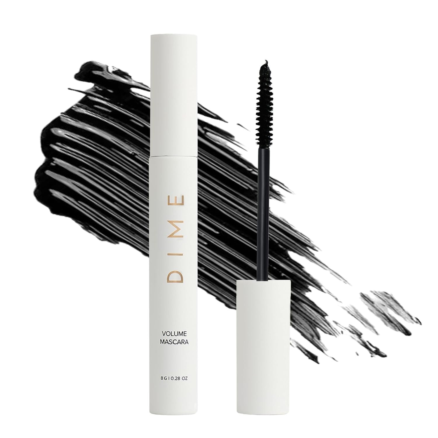 DIME Beauty Volume Boost Tubing Mascara, Black, 0.28 oz