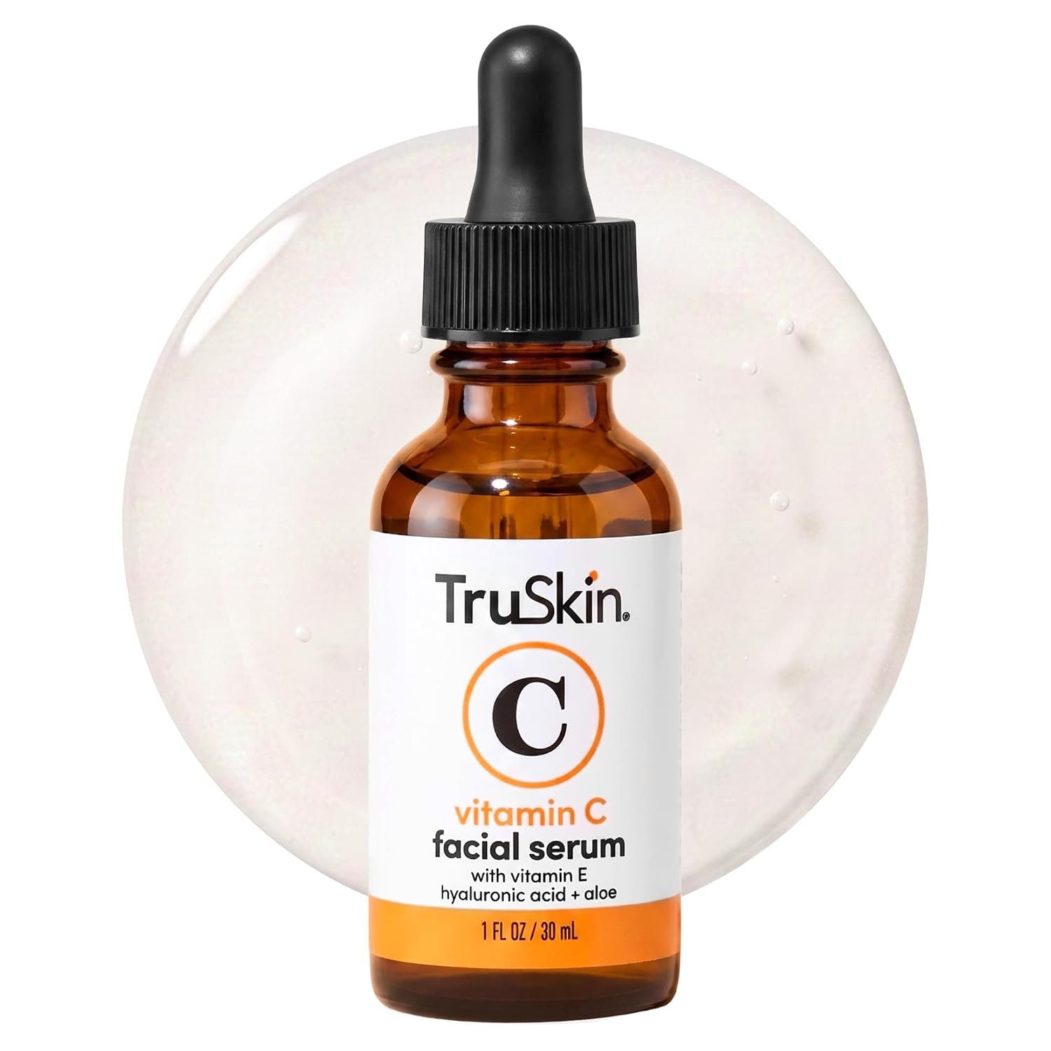 TruSkin Brightening Vitamin C Serum for Face with Hyaluronic Acid – 1 fl oz