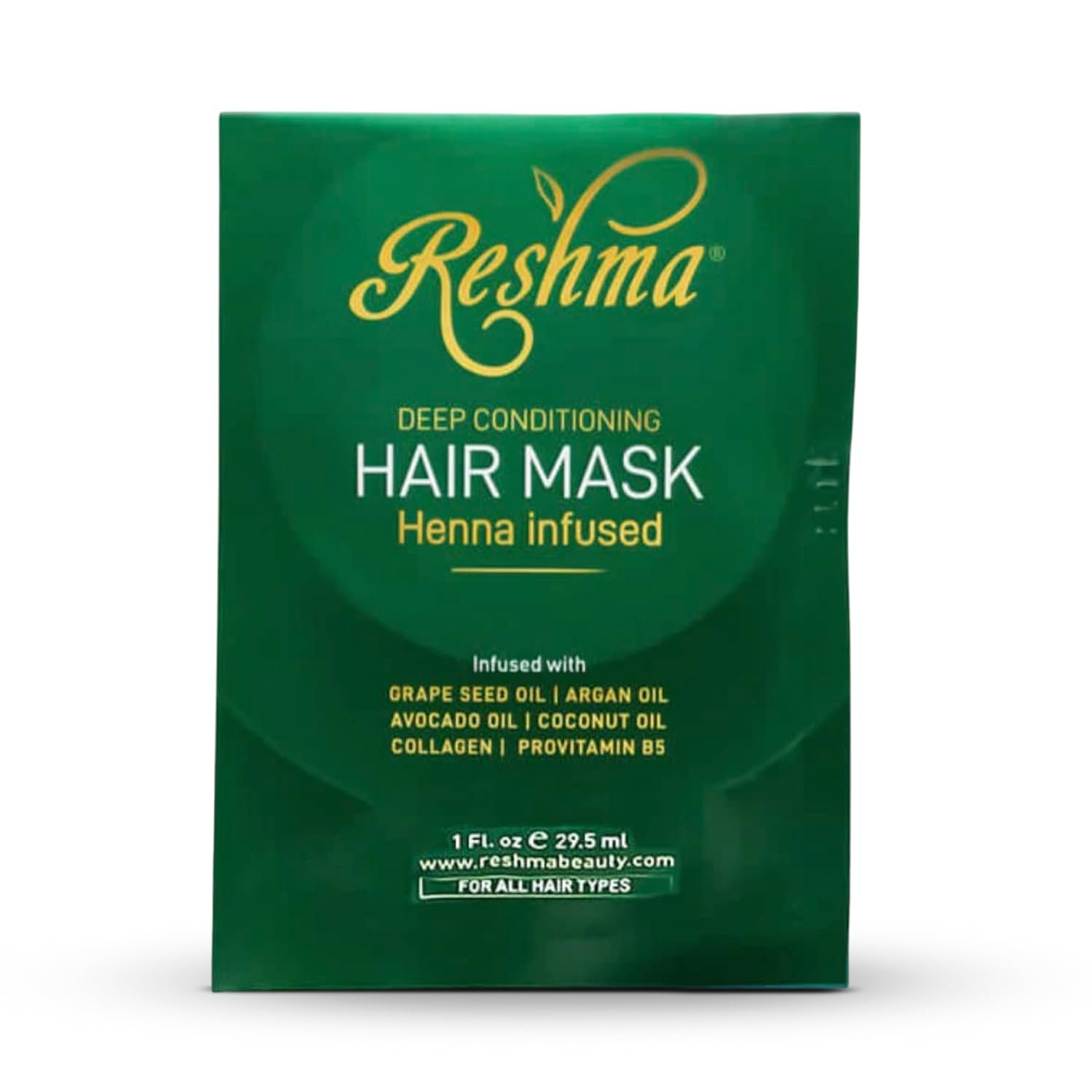 Reshma Beauty Deep Conditioning Hair Mask |Hair Treatment Infused with Collagen & Pro-Vitamin B5|Restorating & Nourishing for All Hair Types | (Pack of 1), 1.05 fl.oz