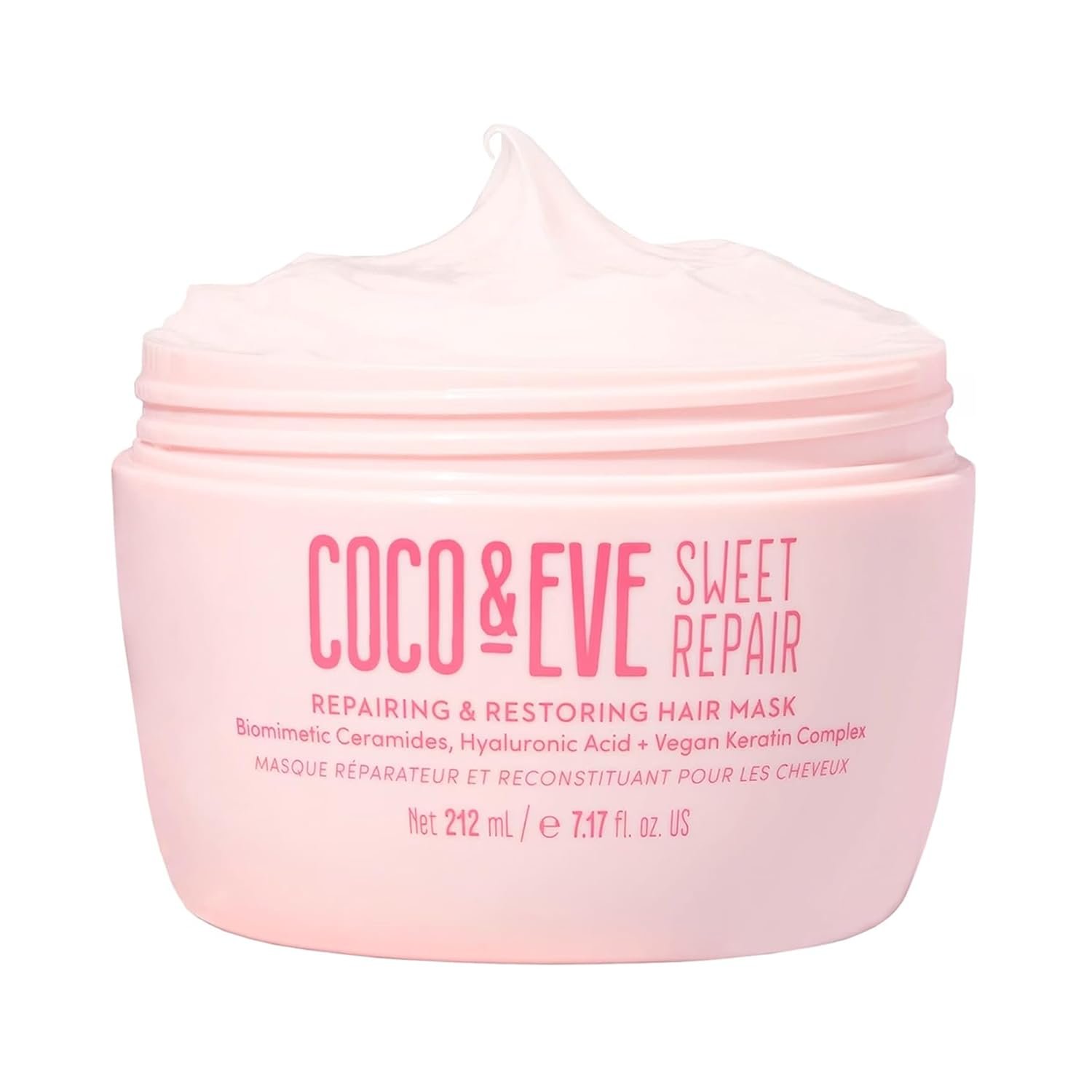 Coco & Eve Sweet Repair Smoothing Hair Mask for Damaged Hair – 7.17 fl oz