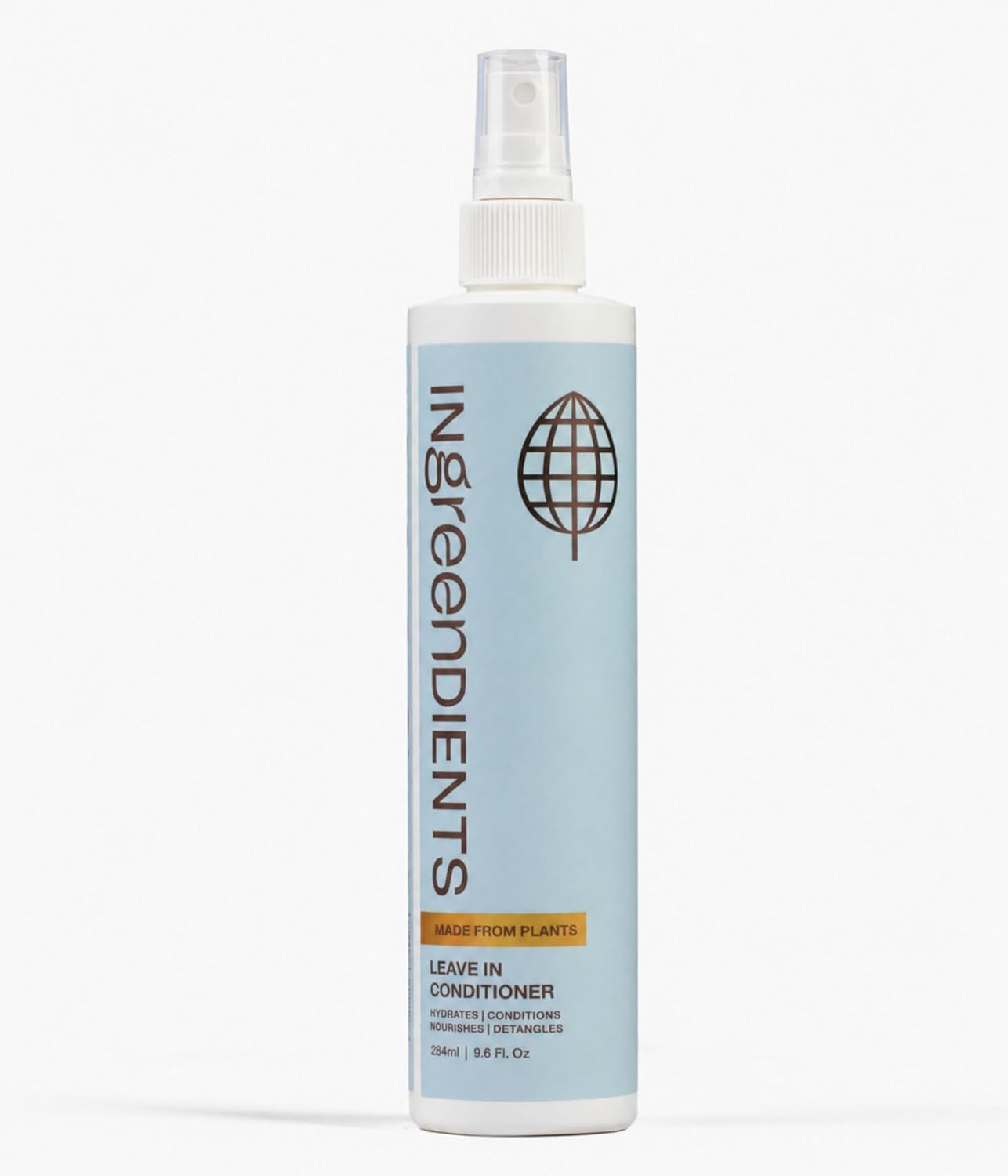 Ingreendients Detangler and Leave In Conditioner made with Organic ingredients – Sulfate-Free, Color-Safe, Silicone-Free, Cruelty-Free, Gluten Free (9.6 FL OZ)