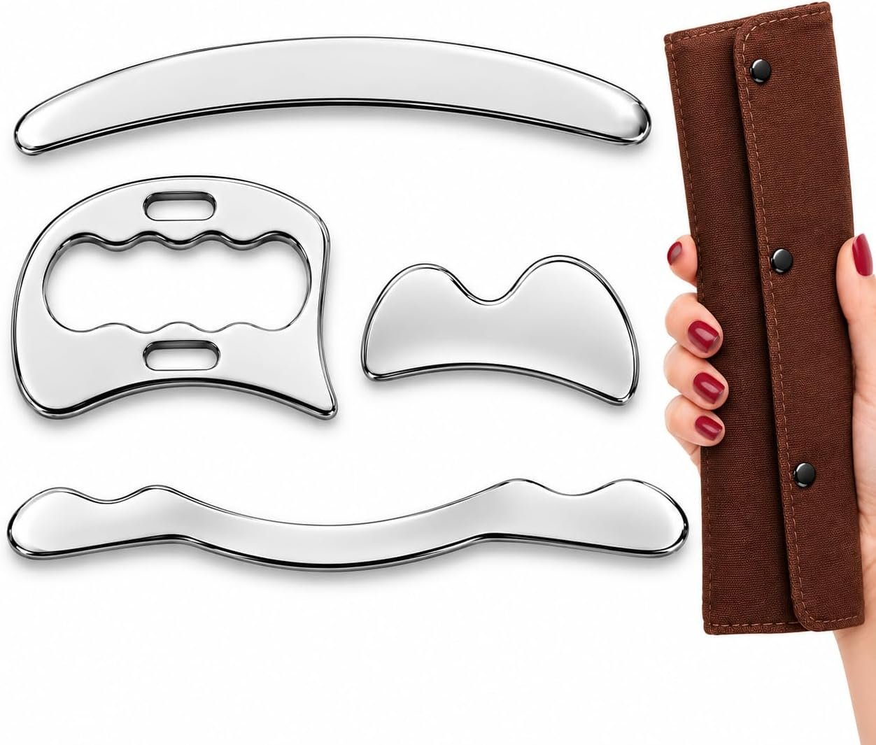 4 in 1 Muscle Scraper Tool, Scraping Tool Physical Therapy