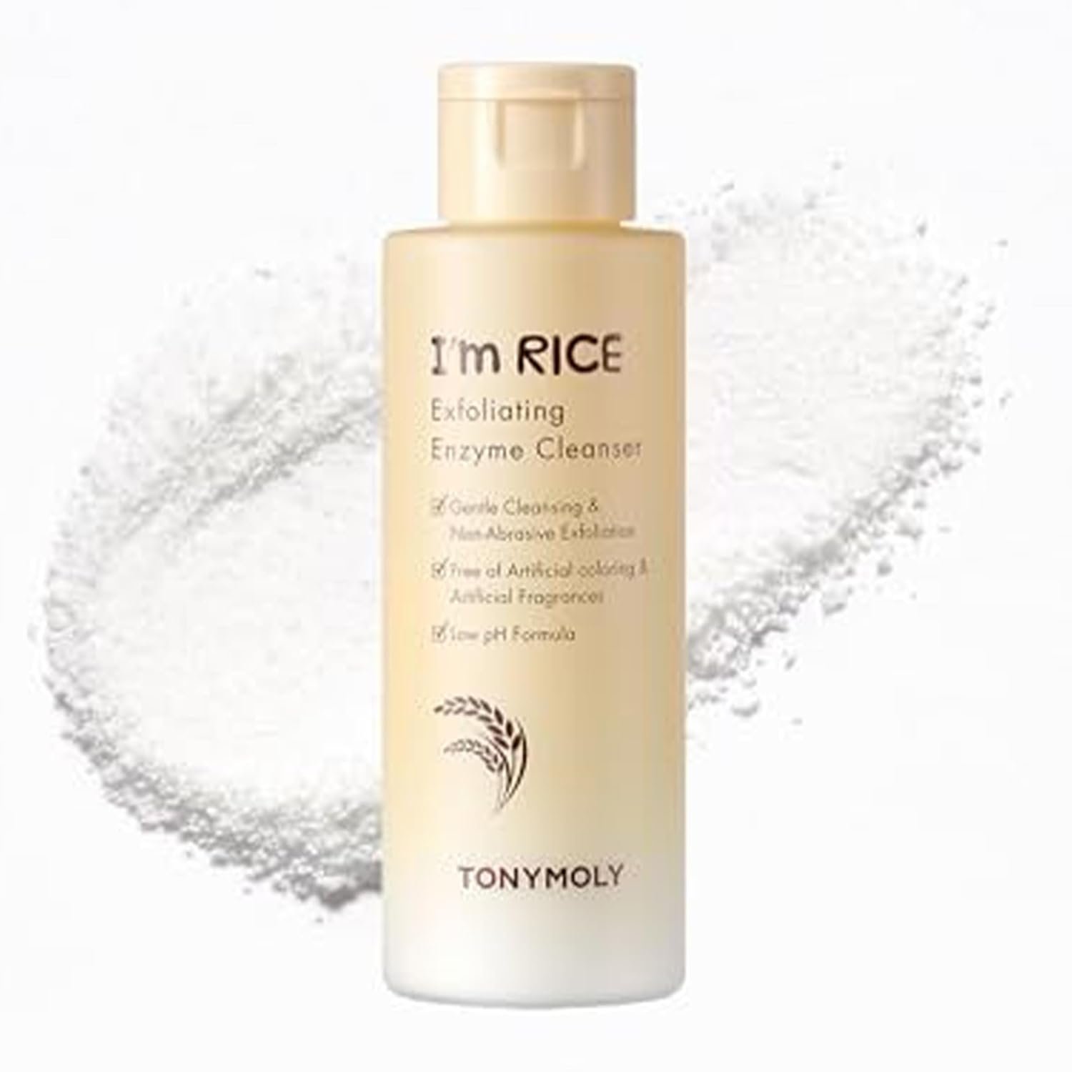 TONYMOLY I’m Rice Enzyme Cleanser – Rice Powder Exfoliating Face Wash, 50g