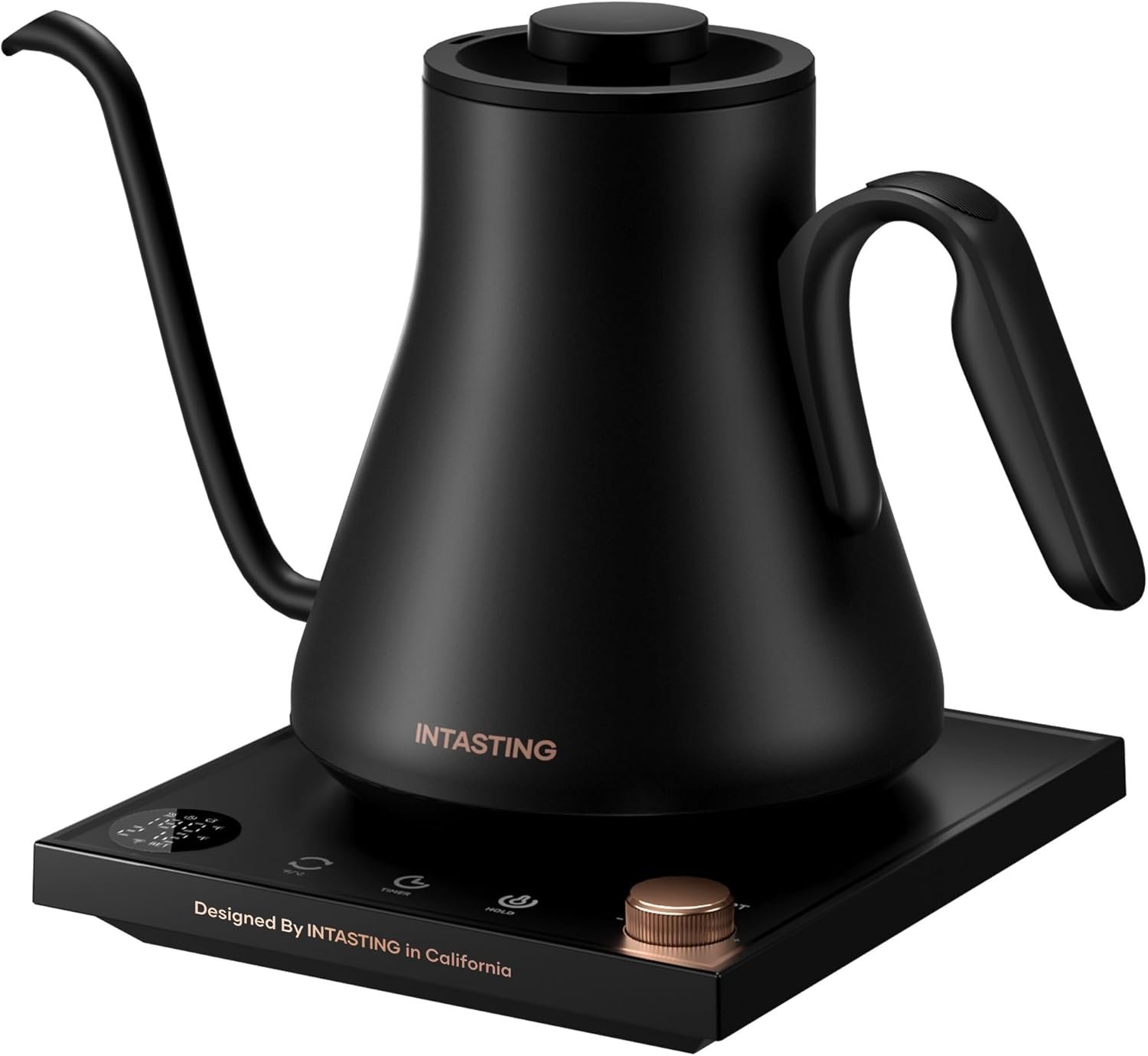 INTASTING Gooseneck Electric Kettle with ±1℉ Temperature Control, 0.9L