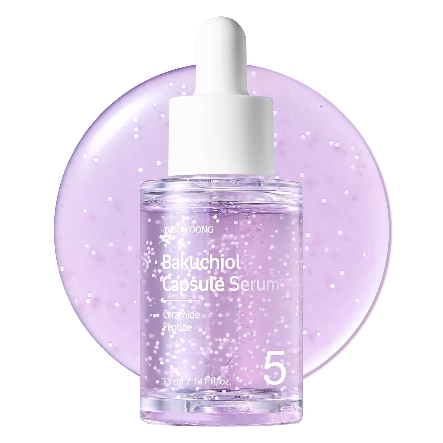 TOSOWOONG Bakuchiol Capsule Serum, Retinol Alternative, Wrinkles, Firming