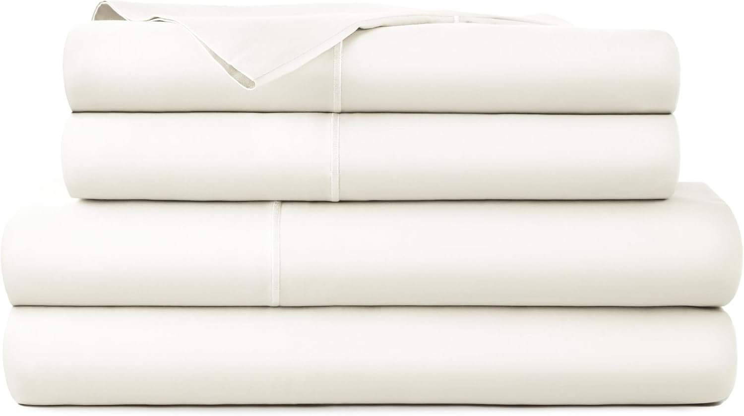 Whisper Organics 100% Organic Cotton Bed Sheets with Deep Pocket 3 Pc. Set