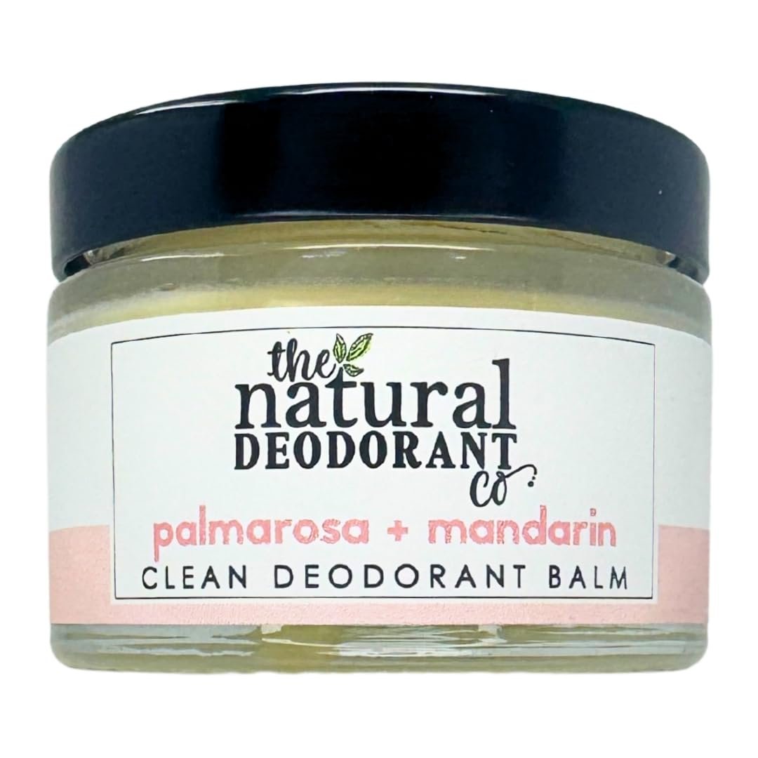 The Natural Deodorant Co, Clean Deodorant Balm Palmarosa + Mandarin 55g