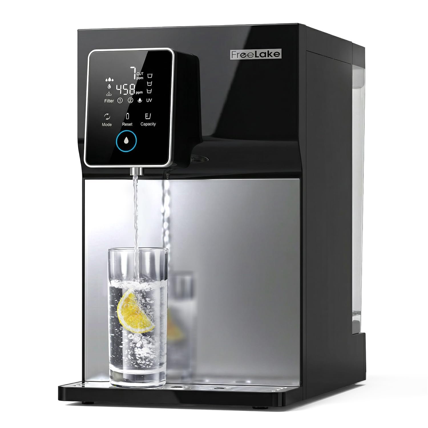 Countertop Reverse Osmosis Water Filter, Tank or Direct Water Line
