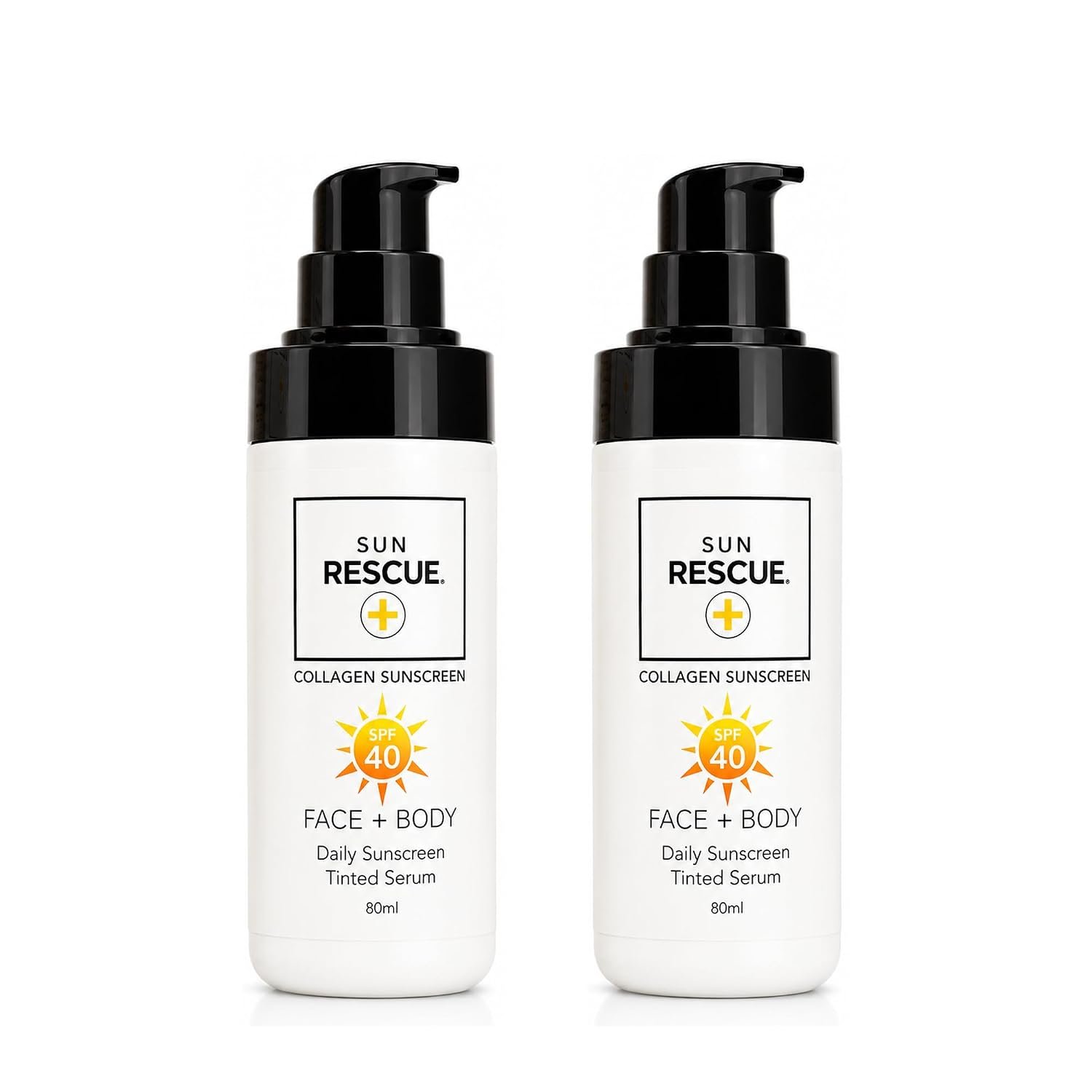 SPF 40 Tinted Moisturizer – Face & Body, 2-Pack