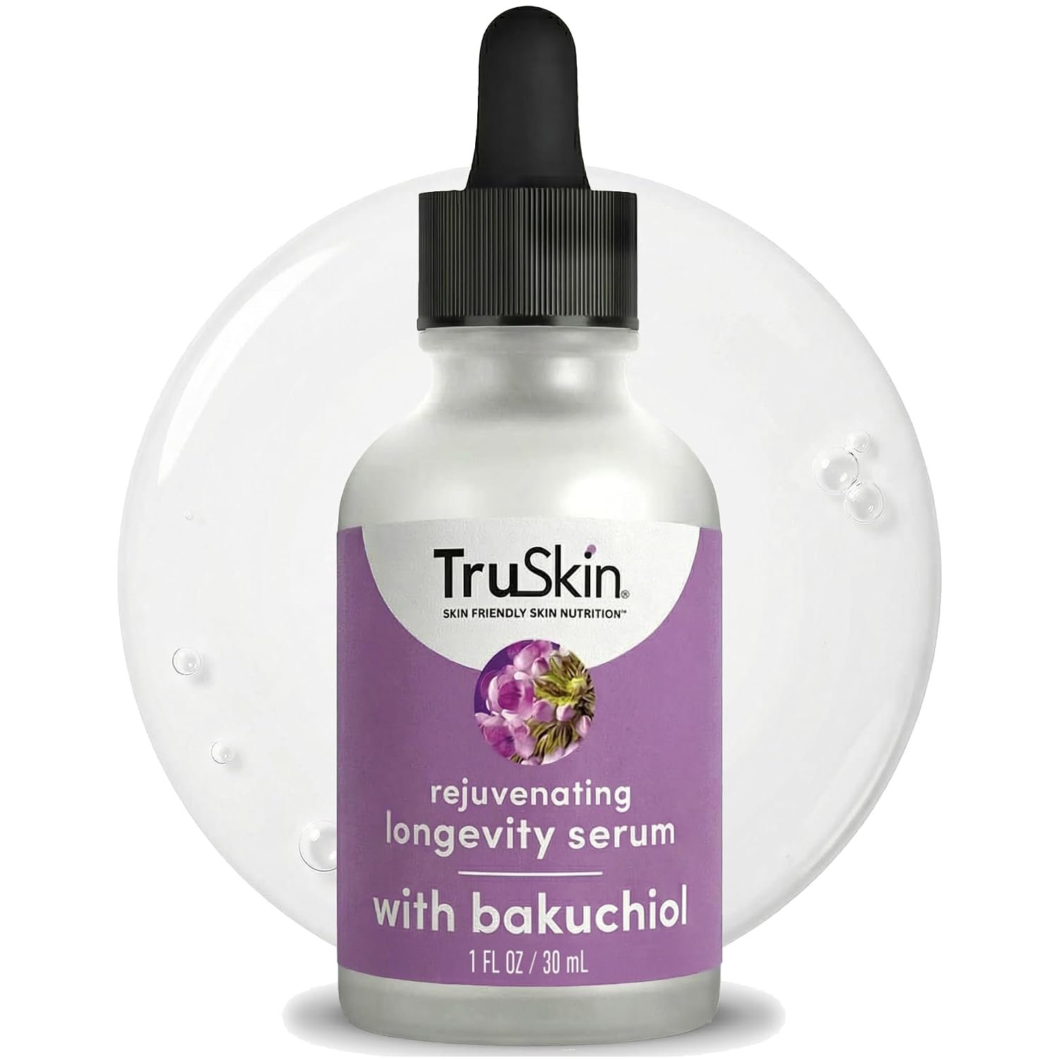 TruSkin Bakuchiol Face Serum, Gentle Retinol Alternative, 1 fl oz