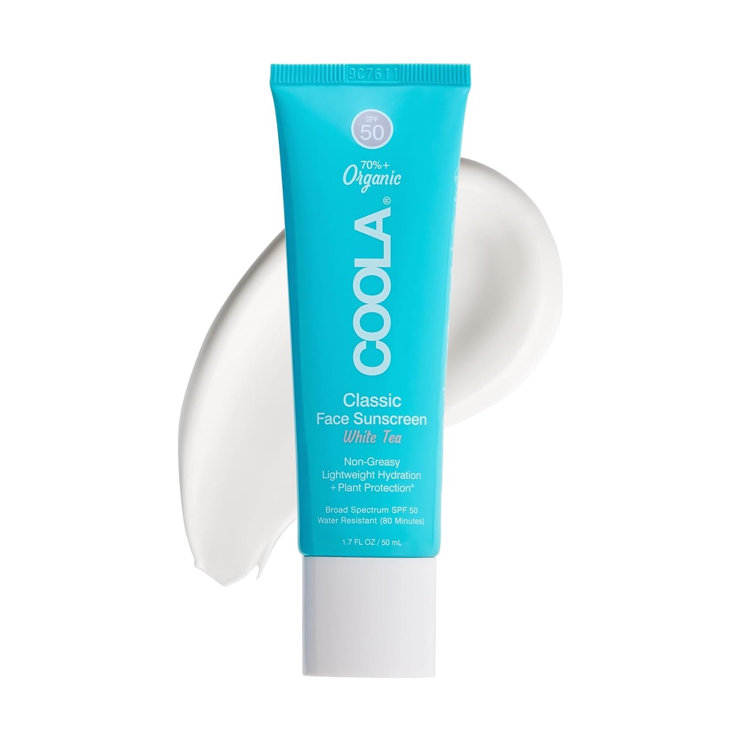COOLA Face Sunscreen SPF 50 Lotion, White Tea, 1.5 oz