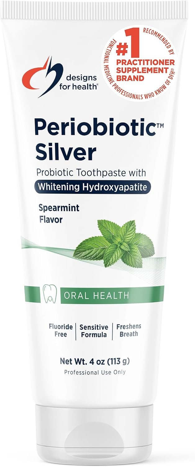 Designs for Health PerioBiotic Toothpaste, Remineralization, 4 oz Mint