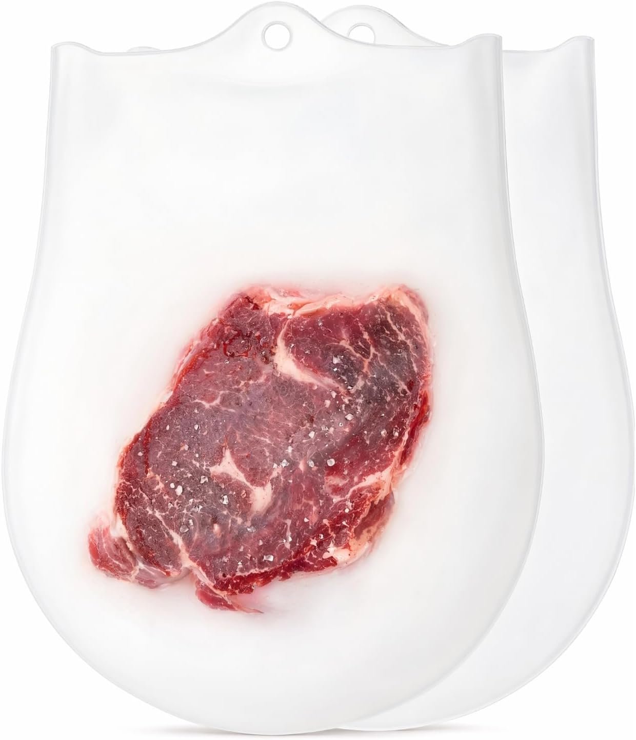 Large Reusable Silicone Sous Vide Bags, Set of 2 Pack
