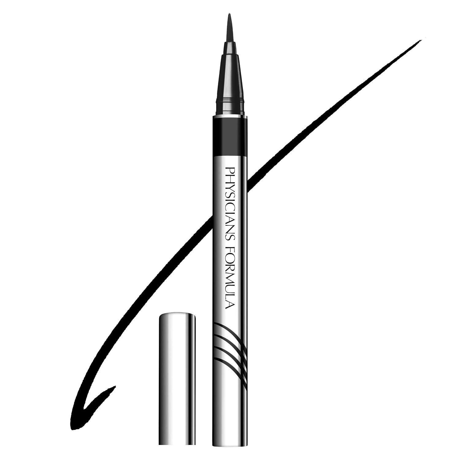 Physicians Formula Eye Booster, Lash-Enhancing 2-in-1 Eyeliner Serum, Dermatologist Approved, Hypoallergenic, Cruelty-Free & Vegan – Ultra Black
