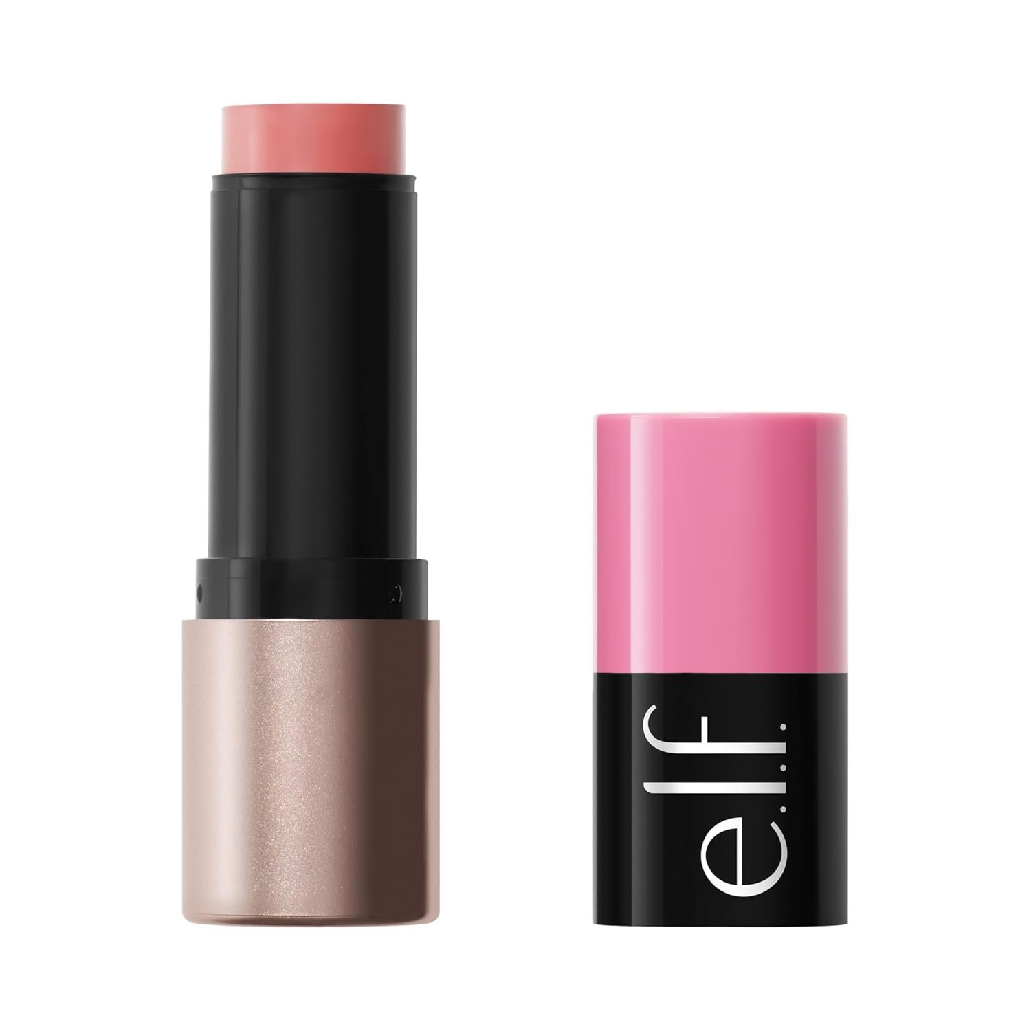e.l.f. Soft Glam Cream Blush Stick, Buildable Natural Flush, Pink On It