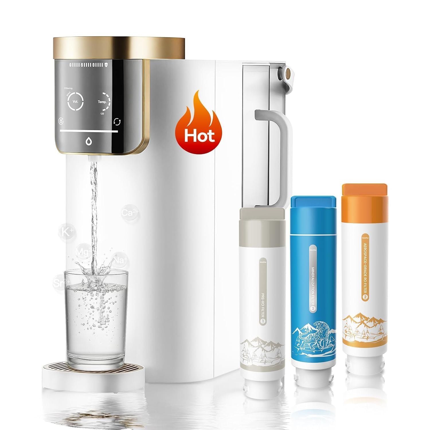 Reverse Osmosis Water Filter Countertop Natural Mineralized