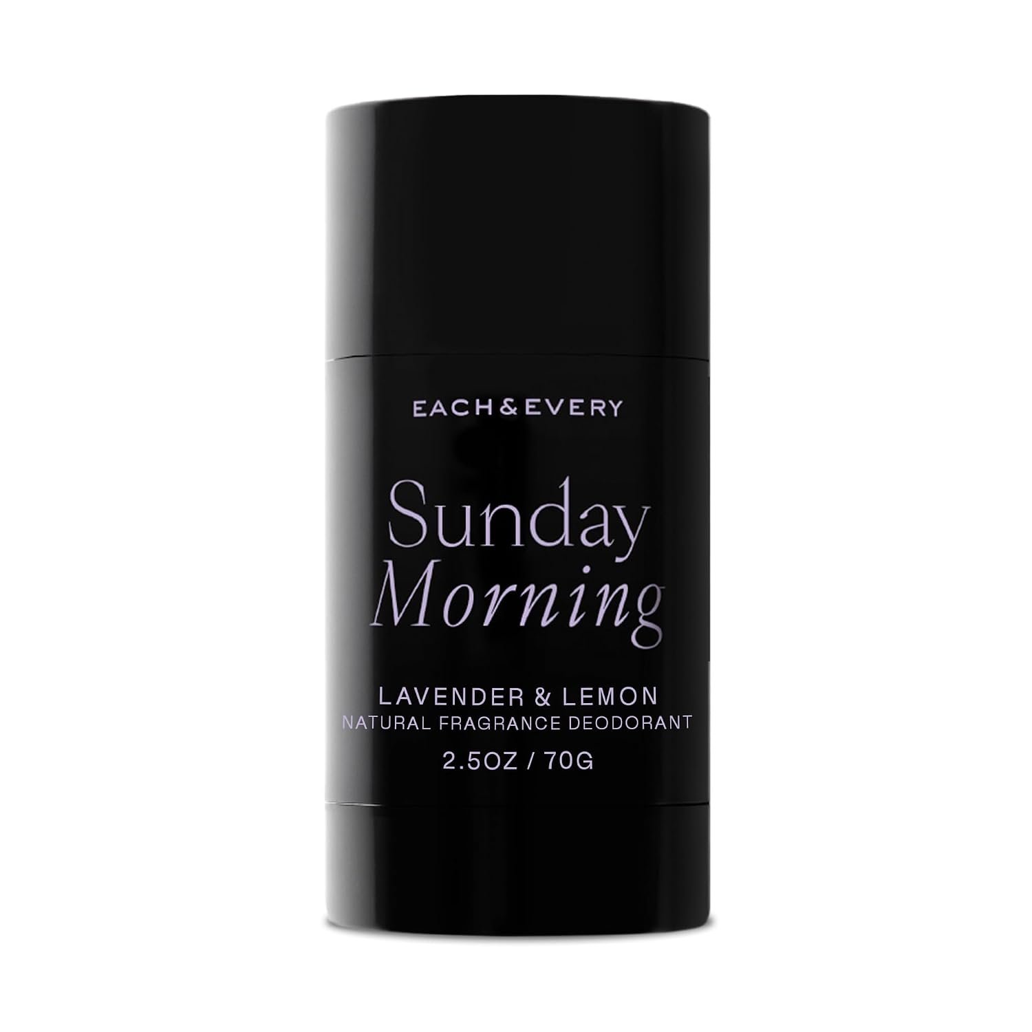 Each & Every Aluminum Free Deodorant for Women & Men – All Natural Deodorant for Sensitive Skin, EWG Verified – Clean, Baking Soda-Free, Plant-Based Fragrance, Lavender, 2.5oz