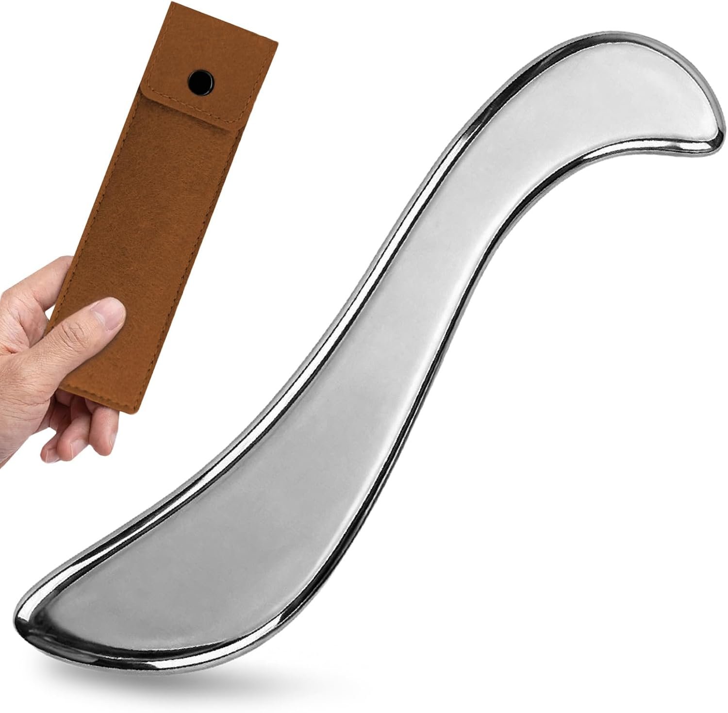 Rena Chris Stainless Steel Muscle Scraper Tool for Body Deep Tissue Massage