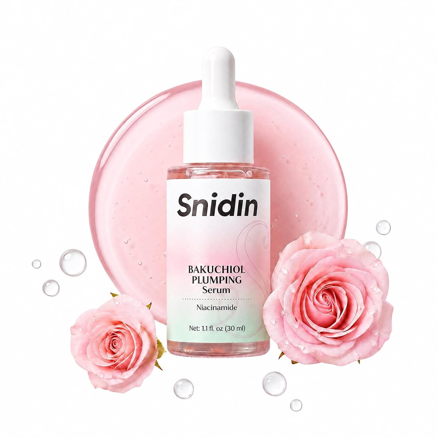 Bakuchiol serum – Retinol Natural Alternative Skincare with Niacinamide, Vitamin C & Peptides |Targets Fine Lines,Dark Spots & Uneven Tone |Gentle K-Beauty Formula for Sensitive Skin, 30ml