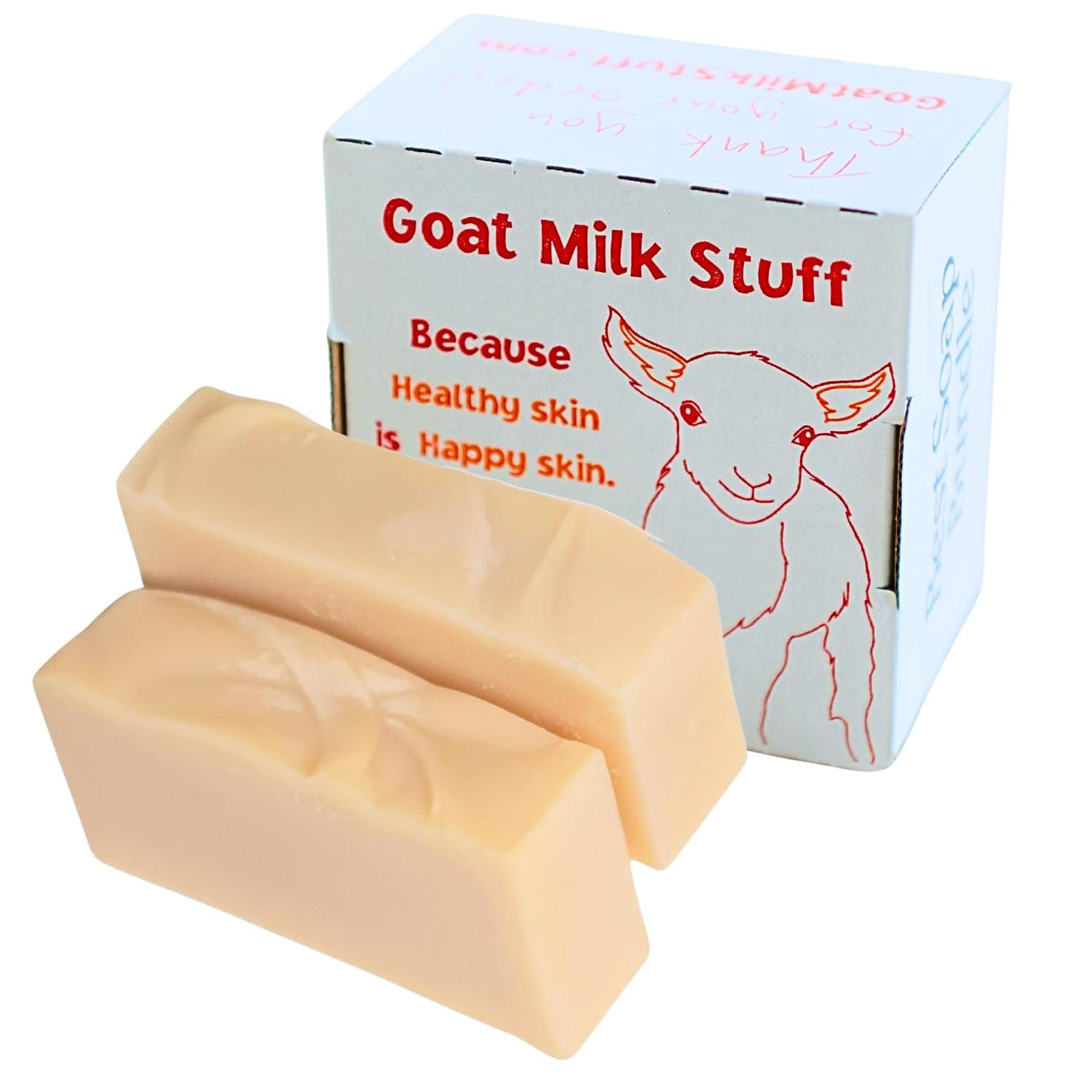 Goat Milk Stuff Goat Milk Soap Bar, Purity, Natural, Unscented, Box of 2