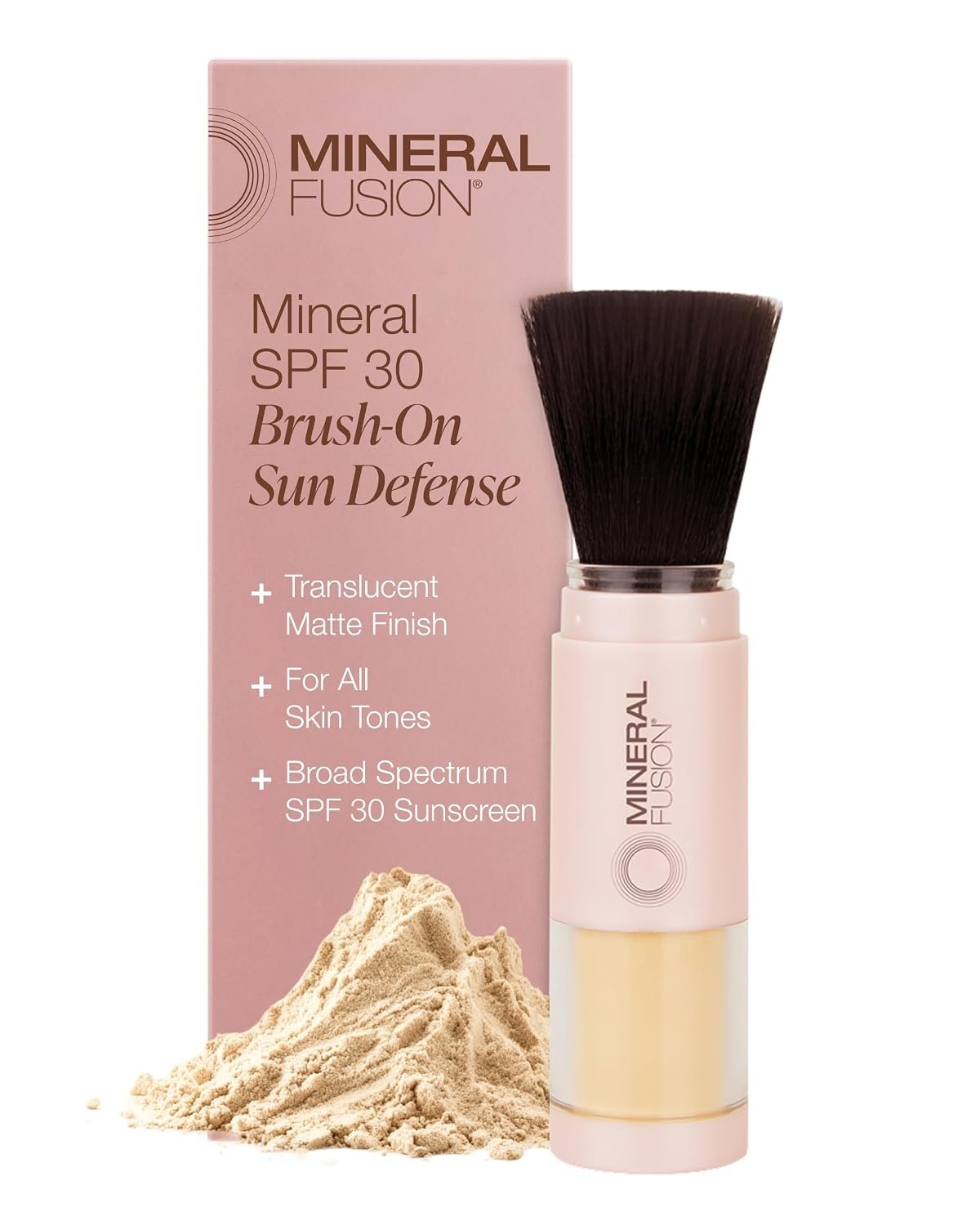 Mineral Fusion Brush-On Powder Sunscreen for Face SPF 30
