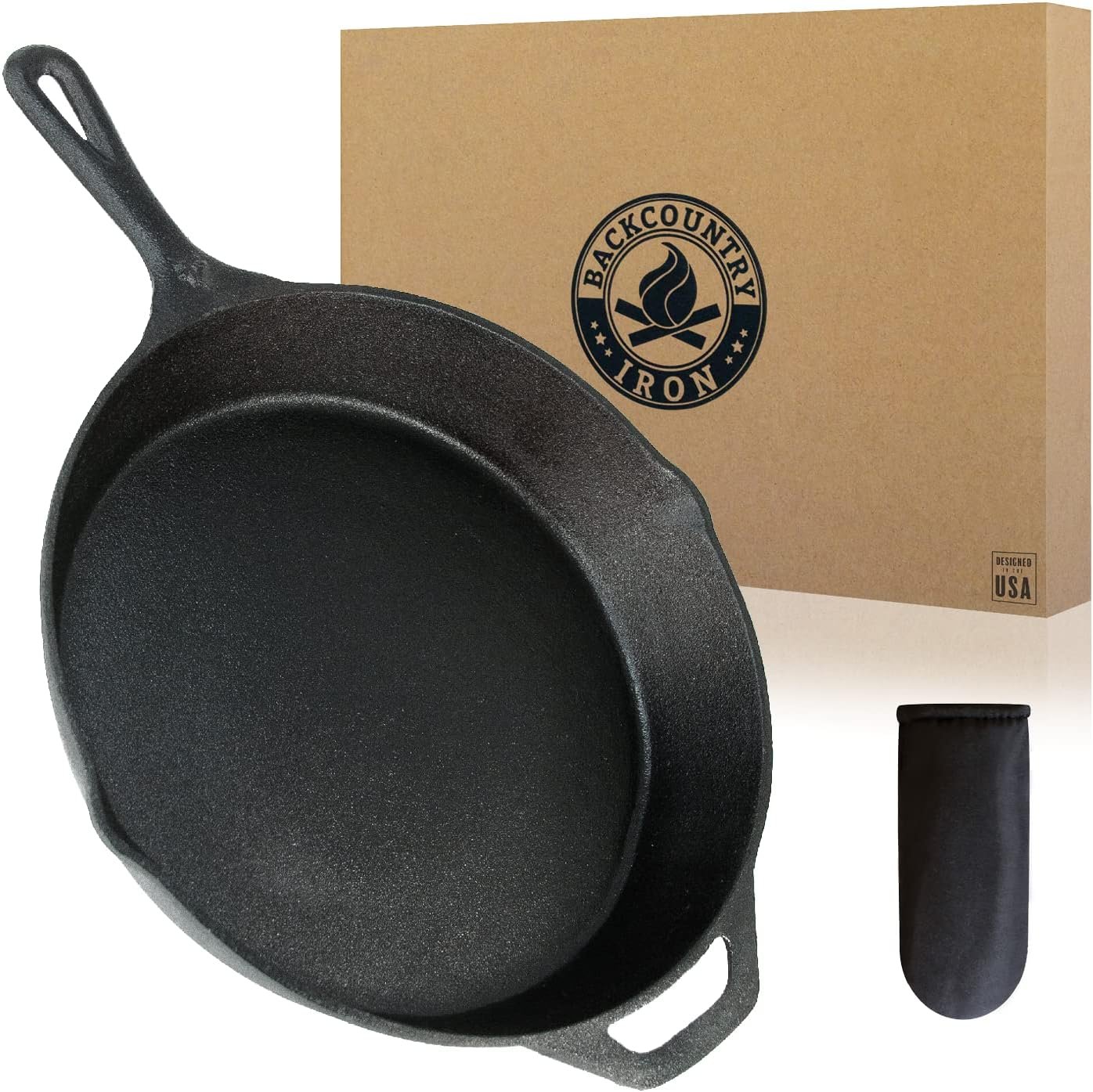 10-1/4 Inch Round Medium Pre-Seasoned Cast Iron Skillet