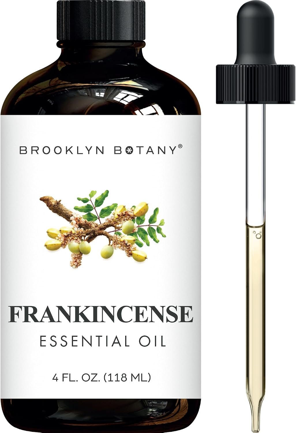 Brooklyn Botany Frankincense Essential Oil – Huge 4 Fl Oz
