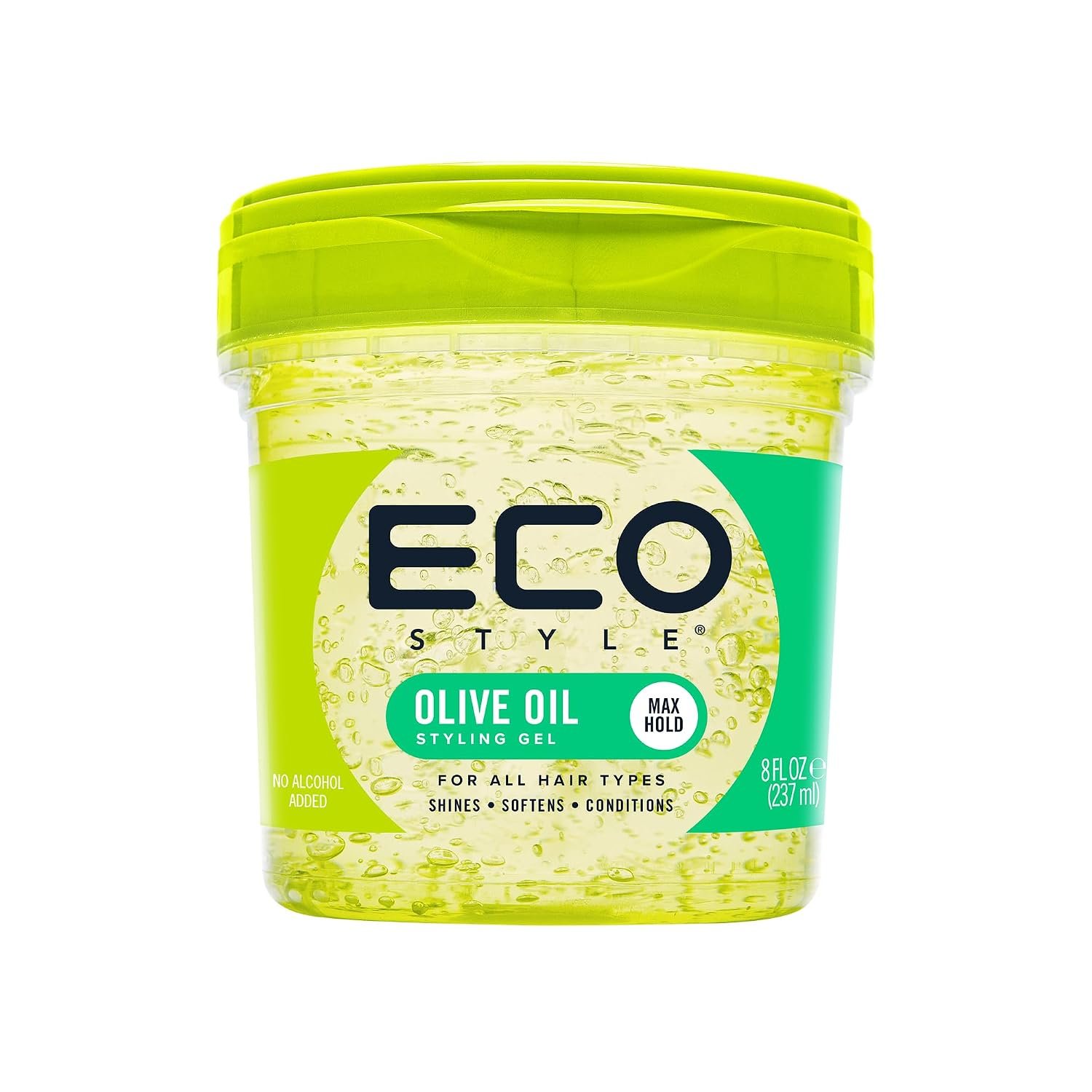 Eco Style Gel Olive Oil Styling – Adds Shine and Tames Split Ends – Delivers Moisture to Scalp – Nourishes And Repairs – Provides Weightless and Superior Hold – Ideal for all Hair – 8 oz