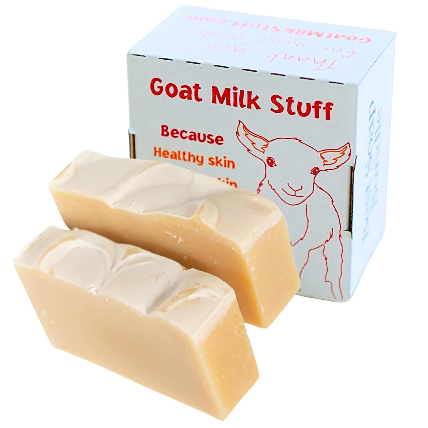 Goat Milk Stuff Goat Milk Soap Bar, Lemongrass, Natural, Box of 2