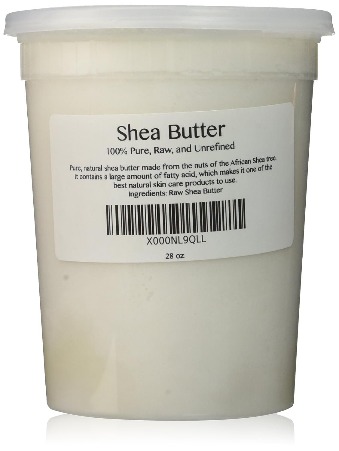 100% Pure Unrefined Raw SHEA BUTTER – from the nut of the African Ghana Shea Tree (28 oz)