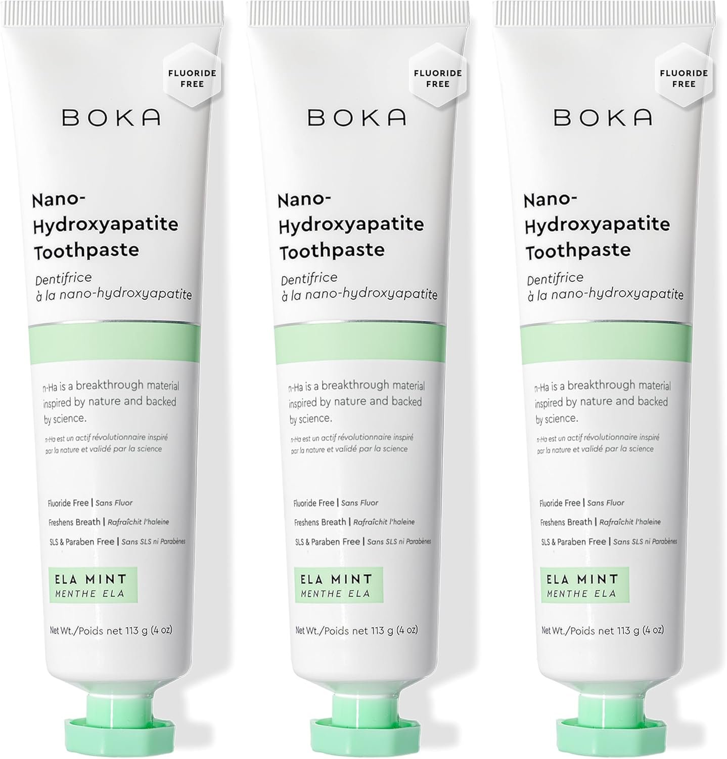 Boka Toothpaste – Nano Hydroxyapatite Toothpaste, Fluoride Free Toothpaste