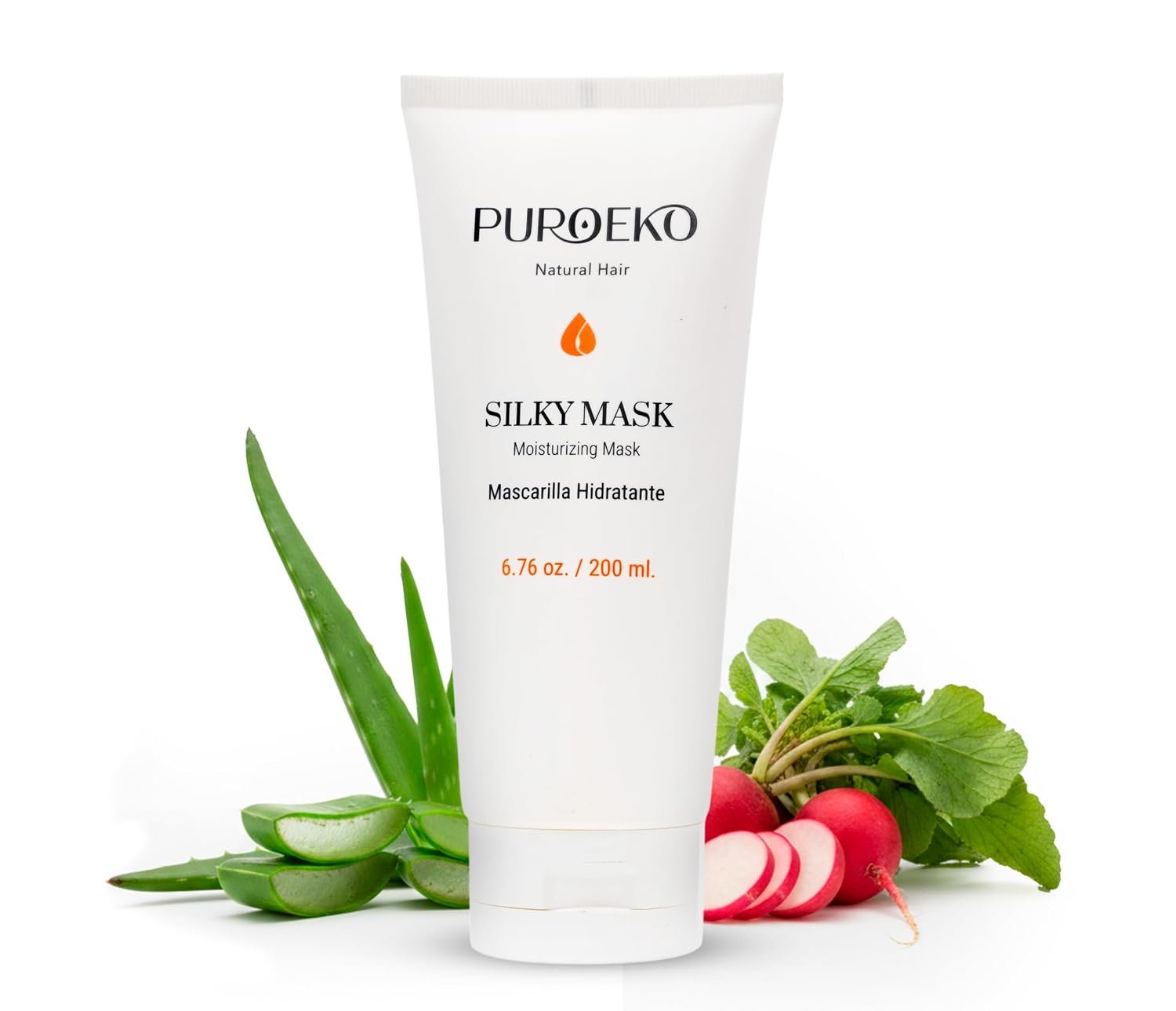 Silky Mask – Intensive hair organic mask hydrating treatment | Deep conditioning hair treatment masks for dry strands | hair mask for dry damaged hair and growth feel | Smooth hairmask 200ml