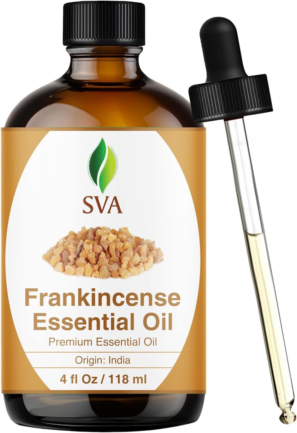 SVA Frankincense Essential Oil with Dropper, 4 Fl Oz (118 ml)