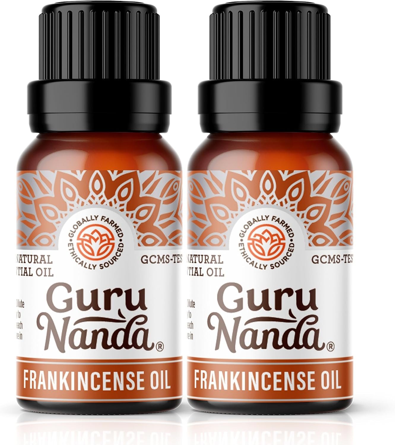 GuruNanda Frankincense Essential Oil, Pure & Natural, 2×15 mL
