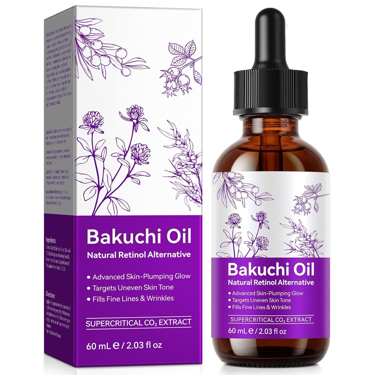 Bakuchiol Serum Concentrate, Natural Retinol Alternative