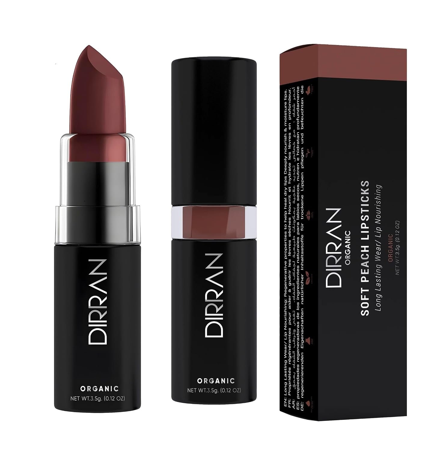Long Lasting Regenerative Lipstick to Help Heal Dry Lips, Deeply Nourish & Moisturize, Enhance Natural Beauty, Make Lips Soft, Smooth (0.12oz), (Soft Peach)